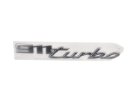 后部徽章 - 911 turbo - 银色。保时捷 992 Turbo - 992853675DOU2